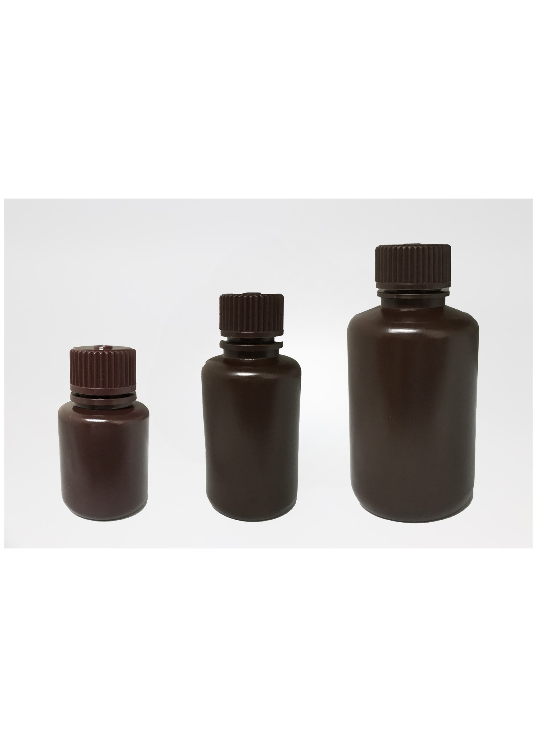 細口試薬ボトル（HDPE 褐色 滅菌）BS-BOT-SN-HDPEB シリーズ